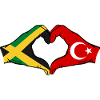 Jamaica Turkey Hands Heart Shape