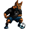 German Shepherd Football