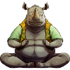 Yoga Rhinos