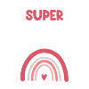 super nounou arc-en-ciel cadeau nounou