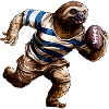 Sloths Rugby Player