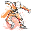 Breakdancer Drawing