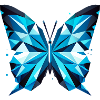Blue Butterfly – Elegant Nature Art