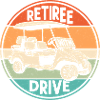 Retiree With Drive Golf Golfer