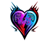 Coeur LETs ROCK - Saint-Valentin