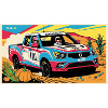 Ssangyong lors d'un rallye