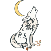 🌙🐺 Lone Wolf – Mystic & Nature T-Shirt
