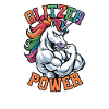 Glitzer Power Einhorn