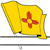 Flag New Mexico text banner