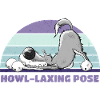 Wolf Yoga Howl-Laxing Pose