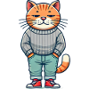 Drôle Chat Réfrigéré Amour Chats