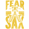 Saxophones Pun Fear The Sax