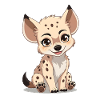 Baby hyena