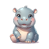 Baby hippopotamus