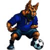 German Shepherd Football