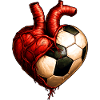 Football Love / Heart for Footballers