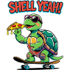 Cool turtle design - shell yes!