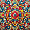 Kunst im Batik Stil