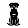 Sennenhund Silhouette