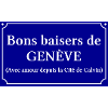 Plaque de Rue Genève – Souvenir Suisse