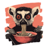 Lemur Ramen Retro