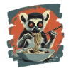 Lemur Ramen Rétro