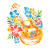 Ukulele Cartoon Style