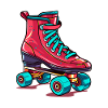 Roller Skates Graphic
