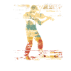 Violin Comic Style