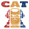 DJ Cat Retro Design