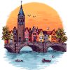 Amsterdam Skyline - 