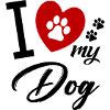 I love my dog dog