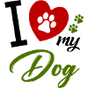 I love my dog 1