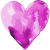 Coeur Amour Aquarelles