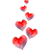 Hearts Red Love