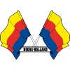 Two flags text NORTH HOLLAND