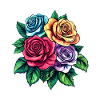 Rosen Bunt Blumen