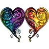 Hearts Ornament Floral