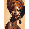 Black beautiful woman Africa