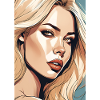 Blonde beautiful woman blonde