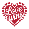 Love Wins Heart Design