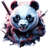 Panda ninja maléfique