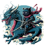 Ninja Cat Dragon Ninjato Gift