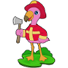 Hache de pompier Flamingo
