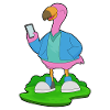 Flamingo Mobile Phone