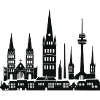 Bonn City Skyline