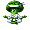 Brokkoli-Meditationsmeister