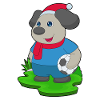 Chien Noël Football