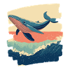 Whale Retro