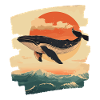 Whale Retro